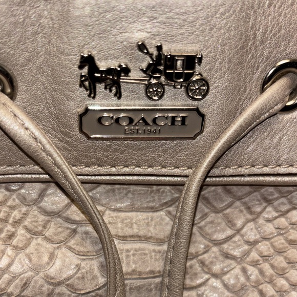 Coach Madison Python Bag - Picture 3 of 8